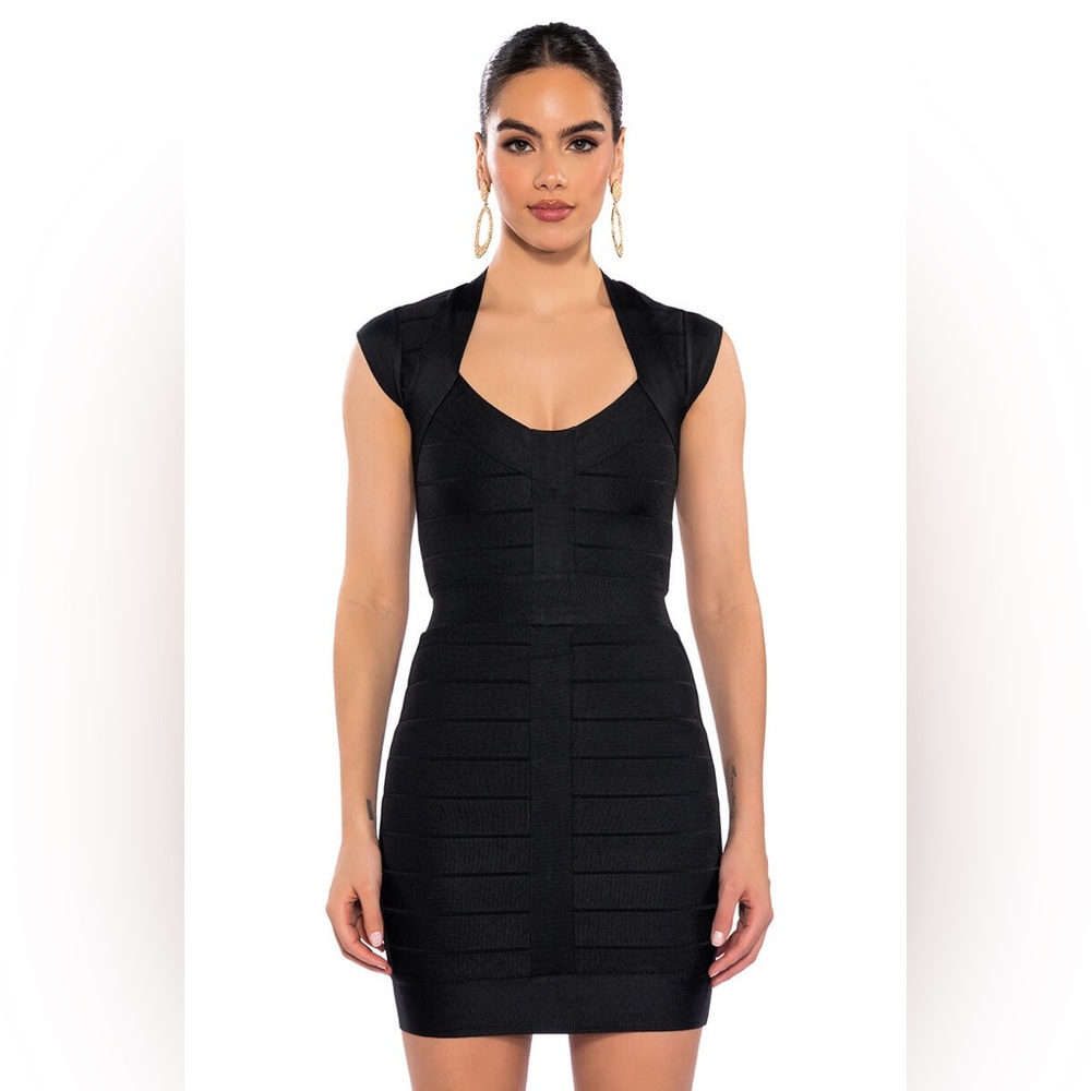 Elegant Black Mini Dress